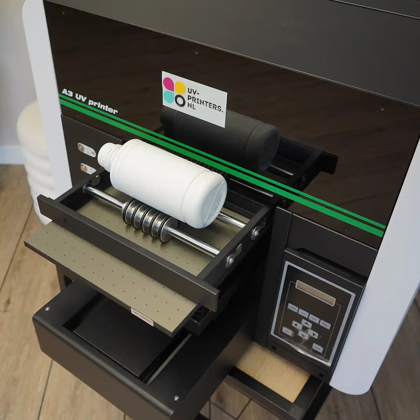 Rotary system UV printer