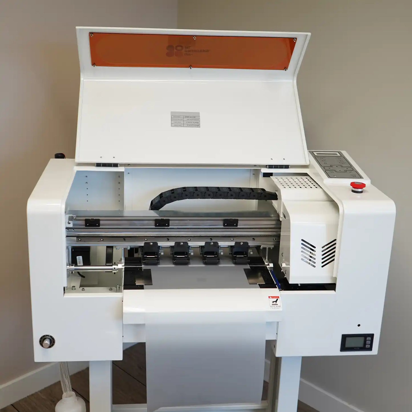 DTF Printer 300 mm wide - incl. heat press.