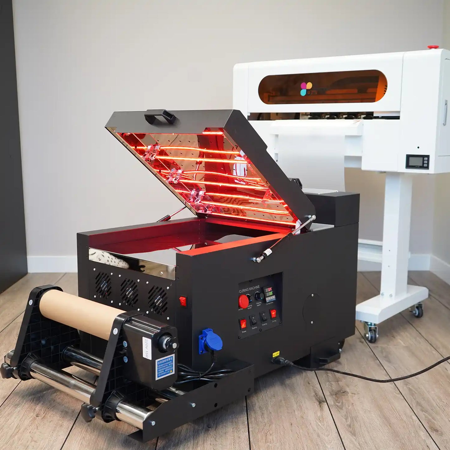 DTF Printer 600 mm wide - incl. heat press.