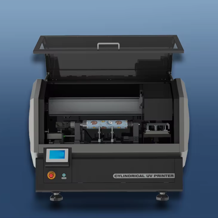 Hogesnelheids UV-rotatie printer cilindervormen.