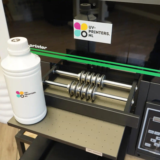 Rotary system UV printer