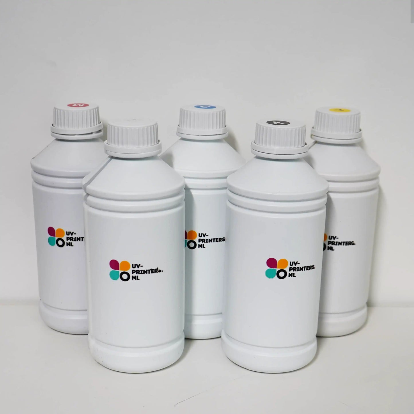 1 set (5x 1000ml) DTF ink for DTF UV printer (CMYK and W)