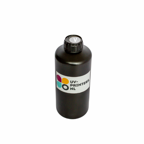 1 Fles (1000ml) UV-inkt voor UV-printer (C M Y K of W)