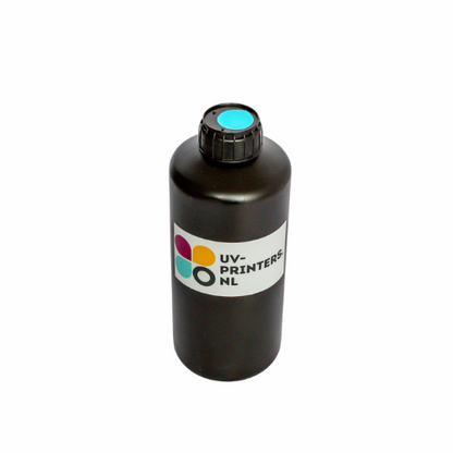 1 Fles UV-inkt voor UV-printer (C M Y K W of V)