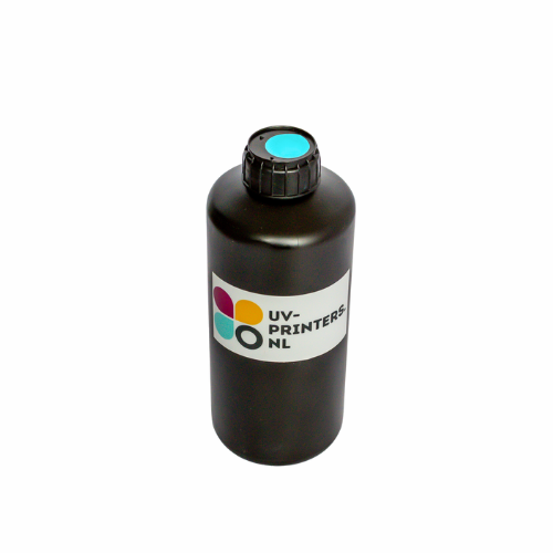 1 Fles (1000ml) UV-inkt voor UV-printer (C M Y K of W)