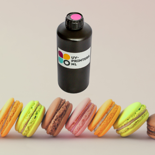 1 Fles eetbare UV-inkt voor UV-printer (C M Y K)