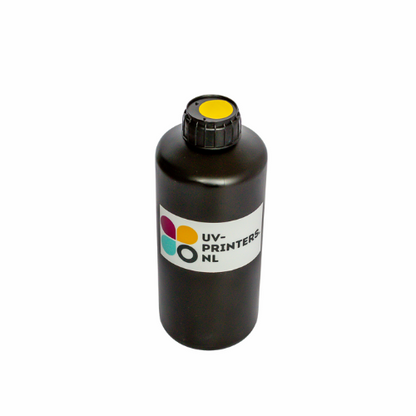 1 Fles UV-inkt voor UV-printer (C M Y K W of V)