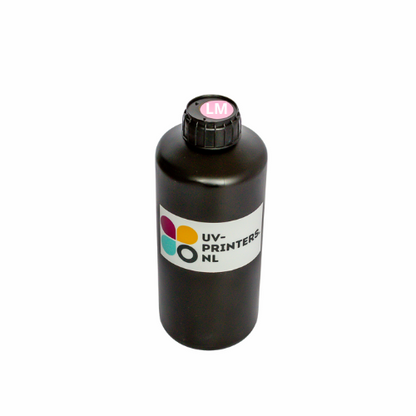 1 Fles UV-inkt voor UV-printer (C M Y K W of V)
