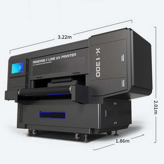 Uv-lopende band voedselprinter 130 cm breed