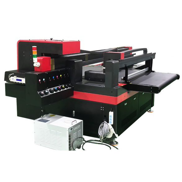 UV-lopende band printer 120 cm breed