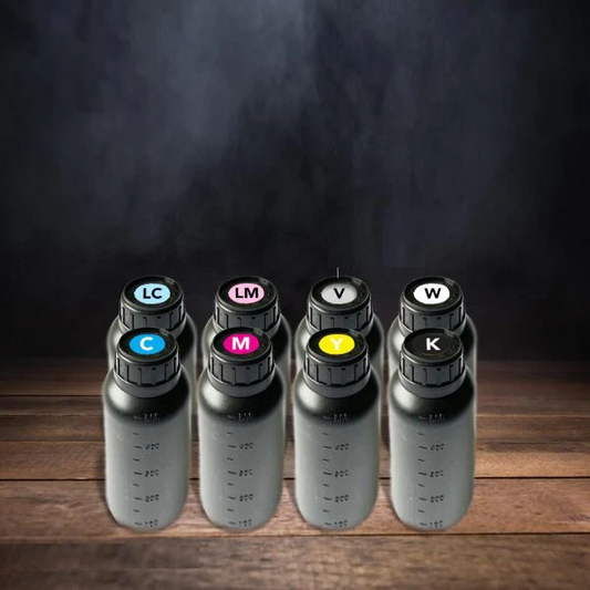 Complete kleuren set UV-inkt voor UV-printer 8x1000ml