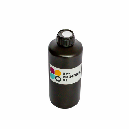 1 Fles UV-inkt voor UV-printer (C M Y K W of V)
