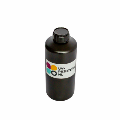 1 Fles UV-inkt voor UV-printer (C M Y K W of V)